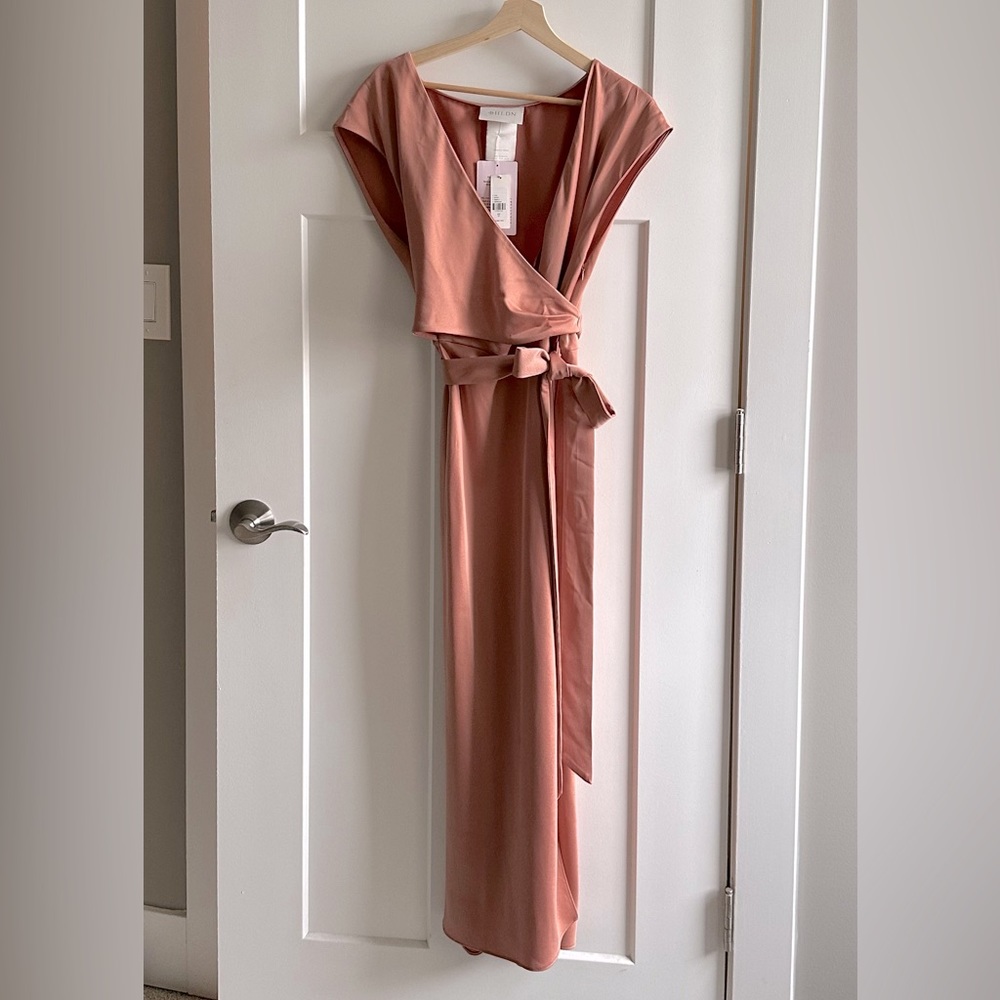BHLDN Louisa Sedona wedding guest size 10 dress Satin Charmeuse